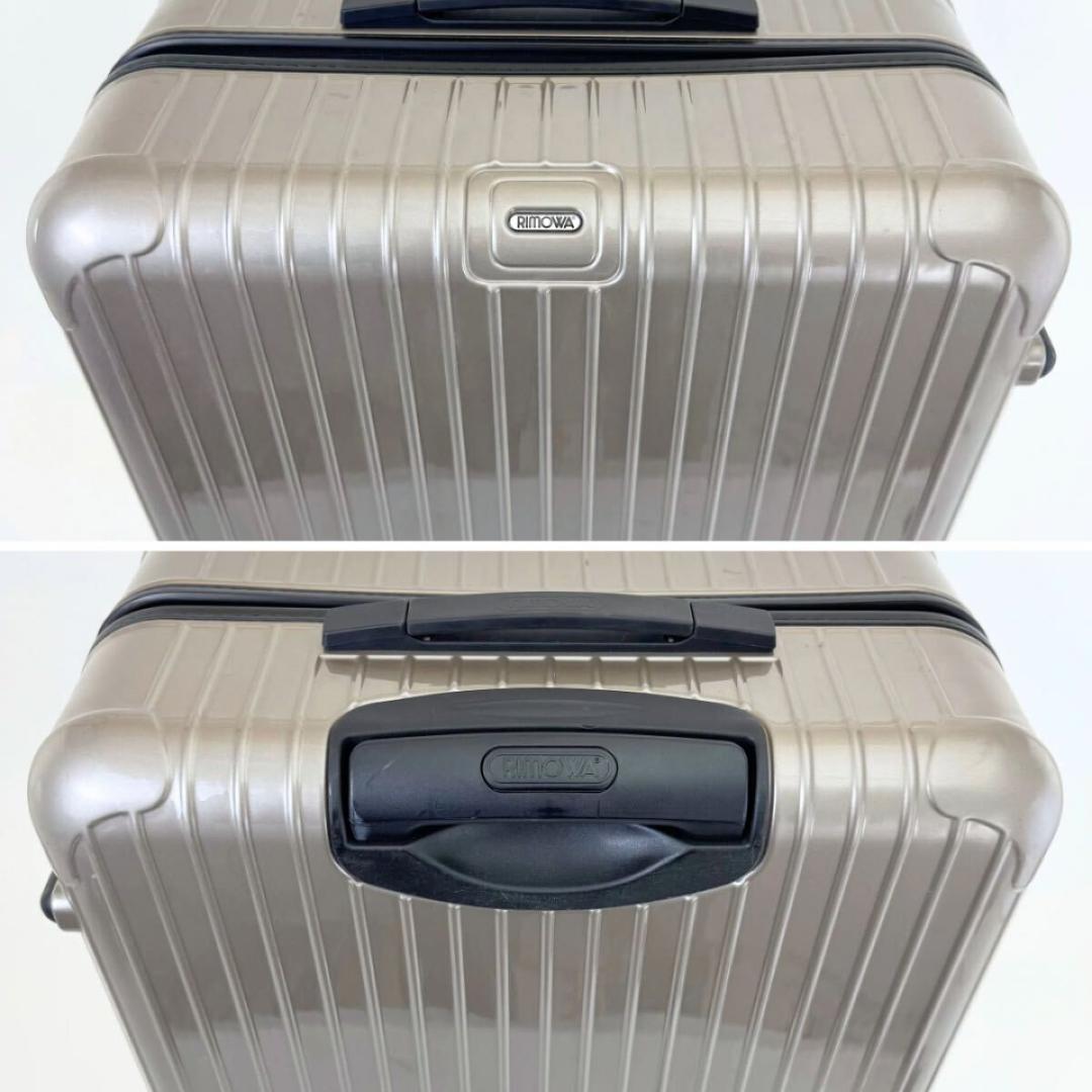 美品 リモワ サルサ 87L 4輪 TSAロック チェックインL プロセコ