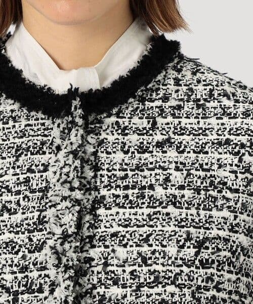 トゥモローランド　ファンシーツイード スクエアジレ
