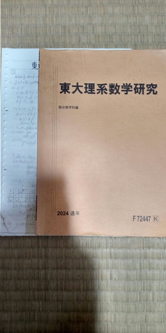 米村明芳 24年度 東大理係数学研究 通期講習