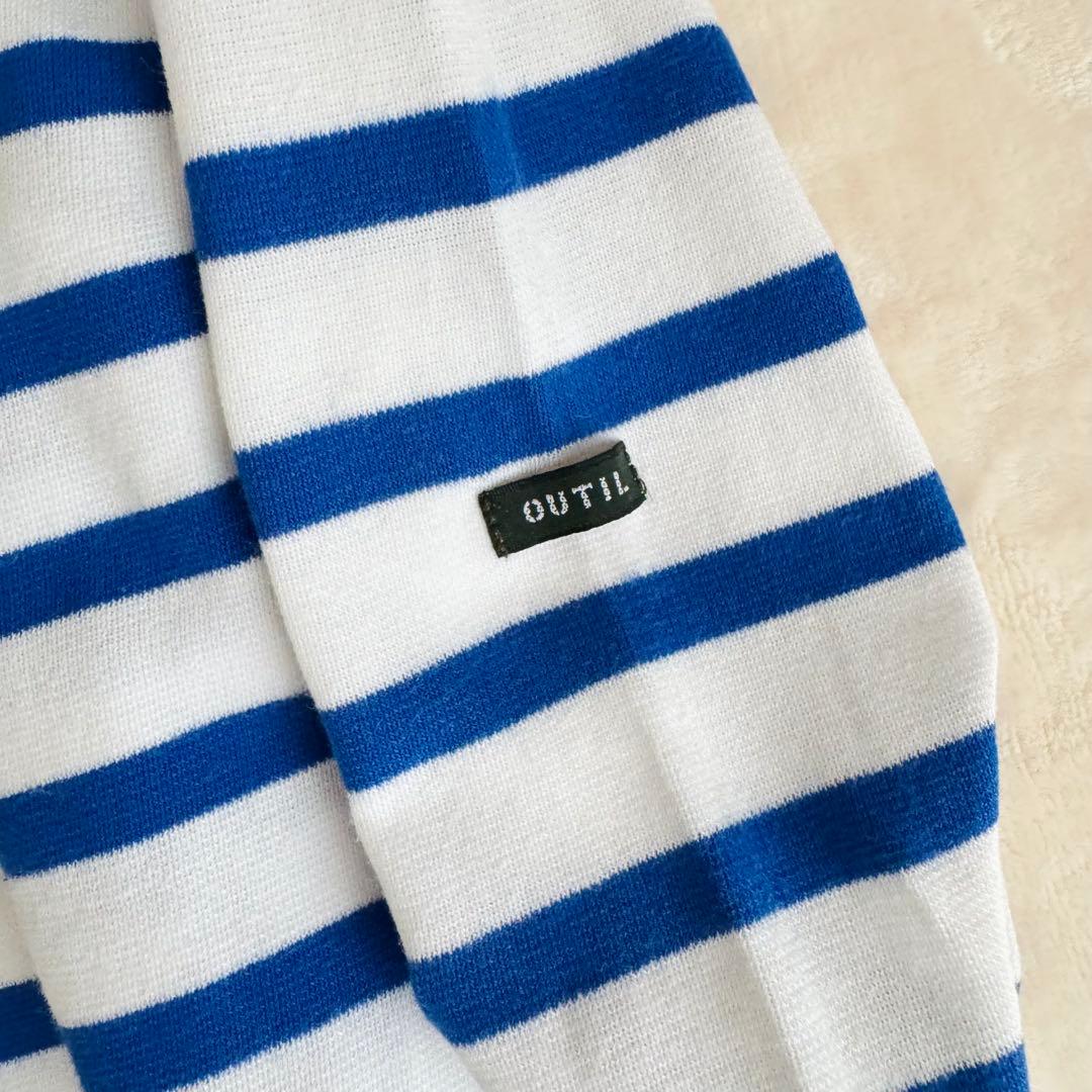 【極美品】Outil ウティ バスクシャツ ボーダー カットソー サイズ1