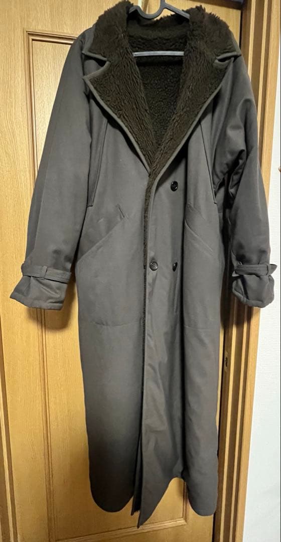 美品★CLANE クラネ　2WAYリバーシブル　ミリタリーロングボアコート1