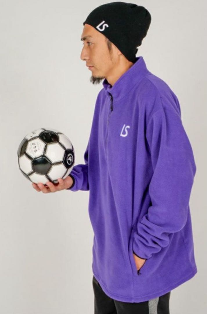 ルースイソンブラ　FLEECE HALFZIP TOP