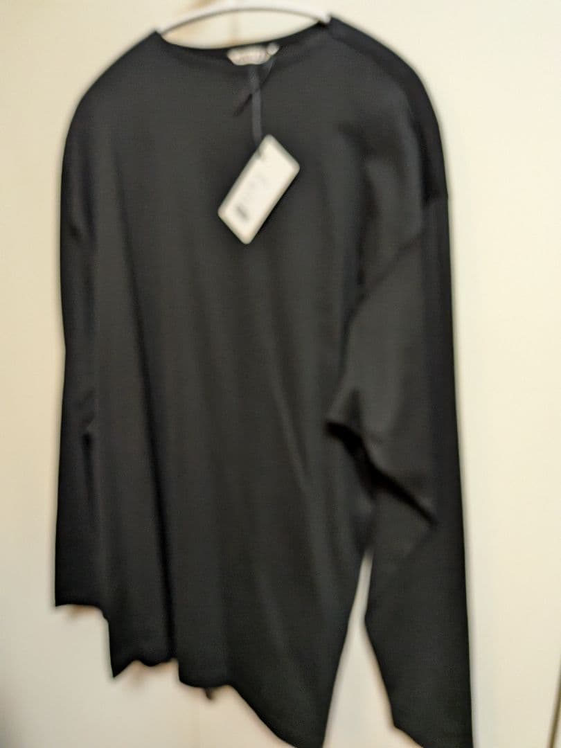 新品 AURALEE | LUSTER PLAITING L/S TEE 黒 4