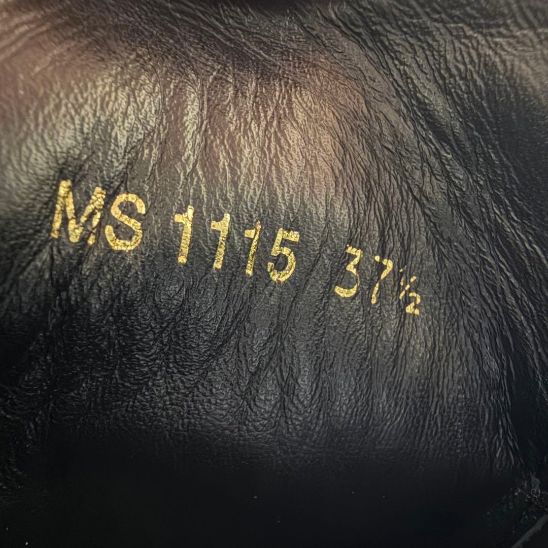 LOUIS VUITTON スニーカー エナメル ブラック 24cm