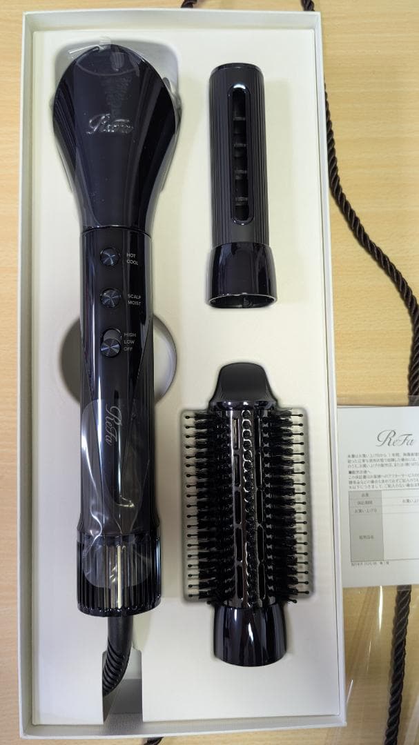 新品未使用 リファ ビューテック リセッター ブラック RE-BI-03A