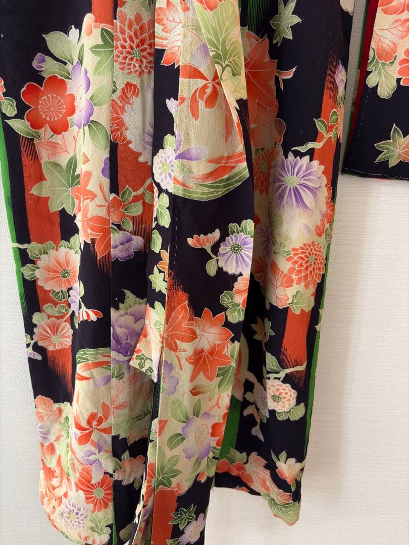 アンティーク　錦紗　子供着物