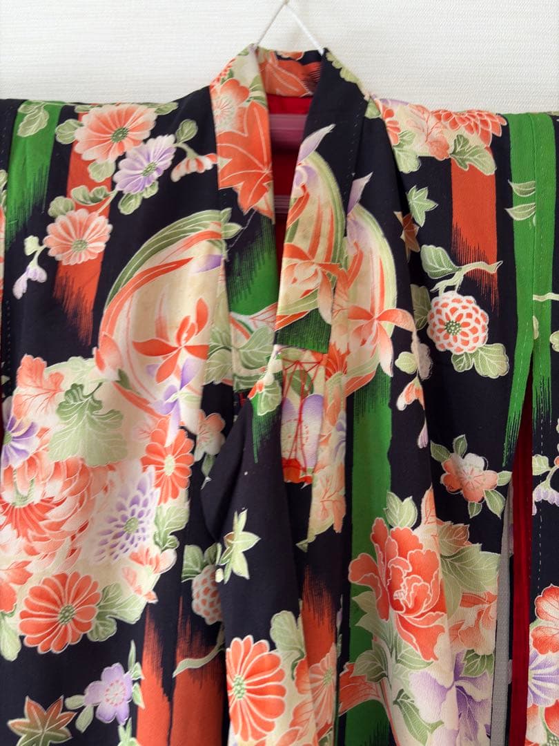 アンティーク　錦紗　子供着物