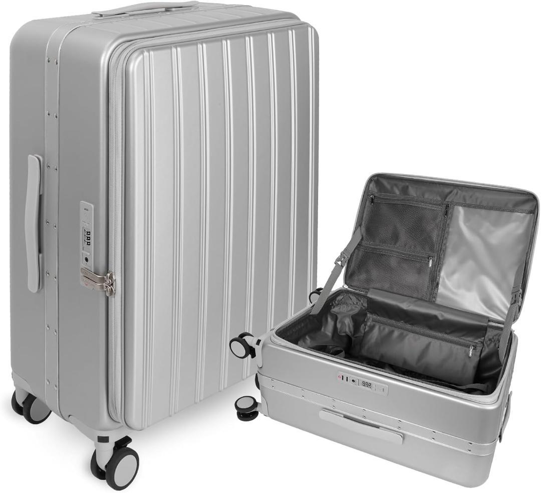 スーツケース 90L 片開き Lサイズ 大型 キャリーケース ストッパー付き