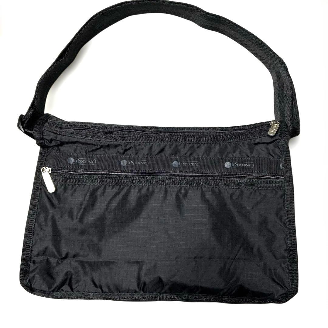 LeSportsac黒ショルダーバッグ　deluxe everyday bag