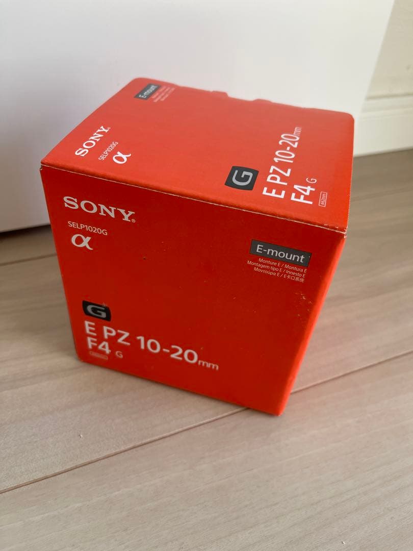 SONY E PZ 10-20mm F4 G ズームレンズ