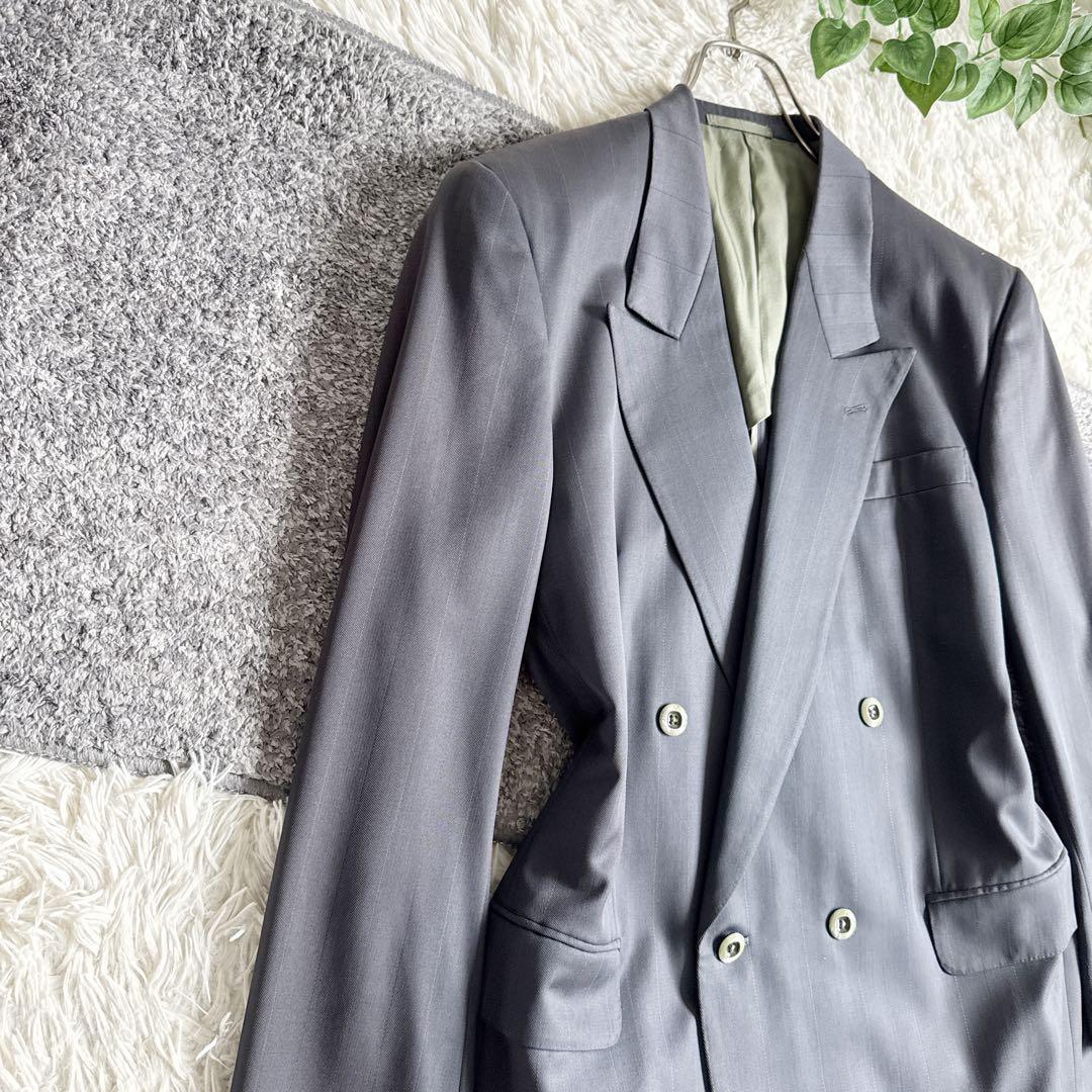 オールド　YSL イヴサンローラン セットアップ　スーツ　ダブル　グレー　y2k