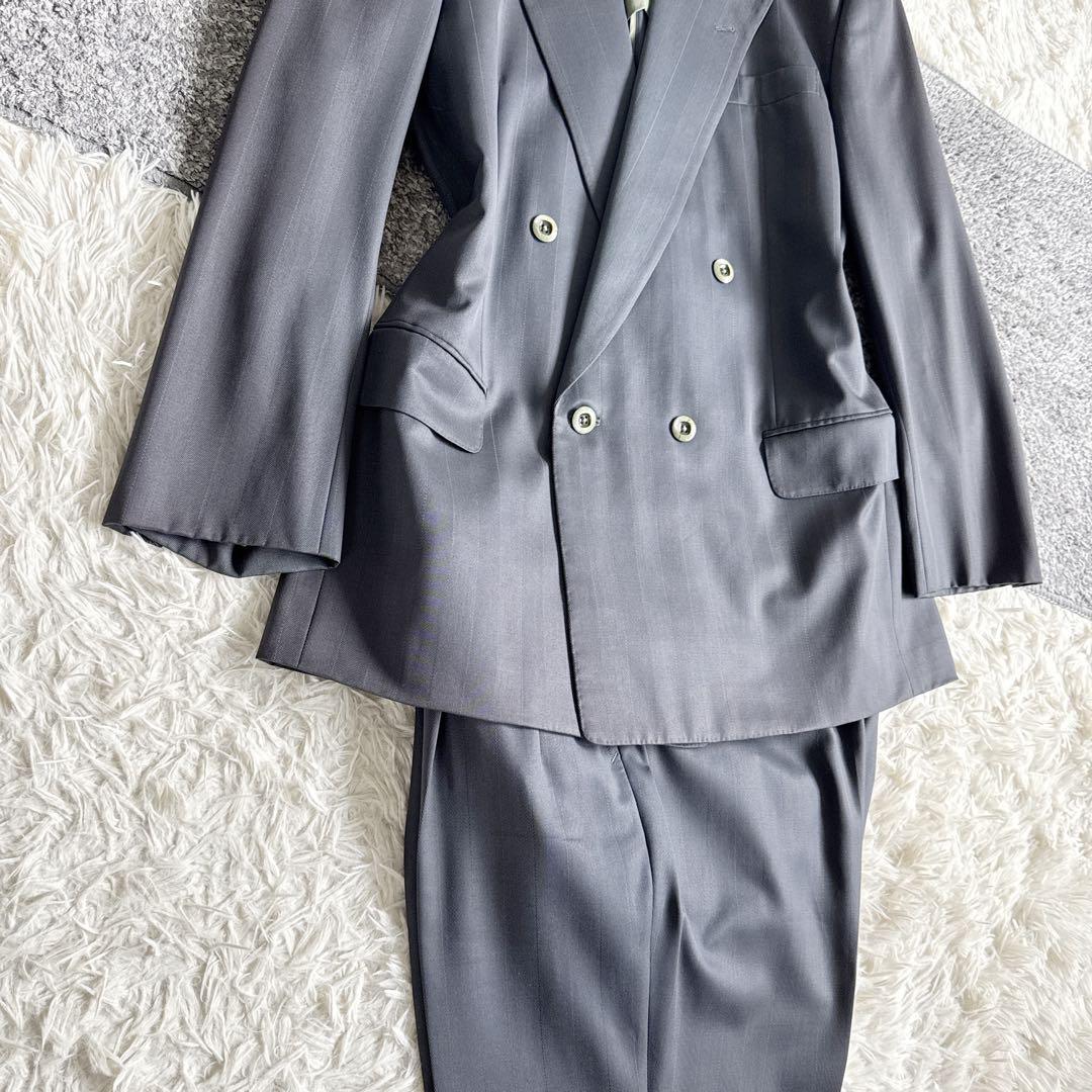 オールド　YSL イヴサンローラン セットアップ　スーツ　ダブル　グレー　y2k