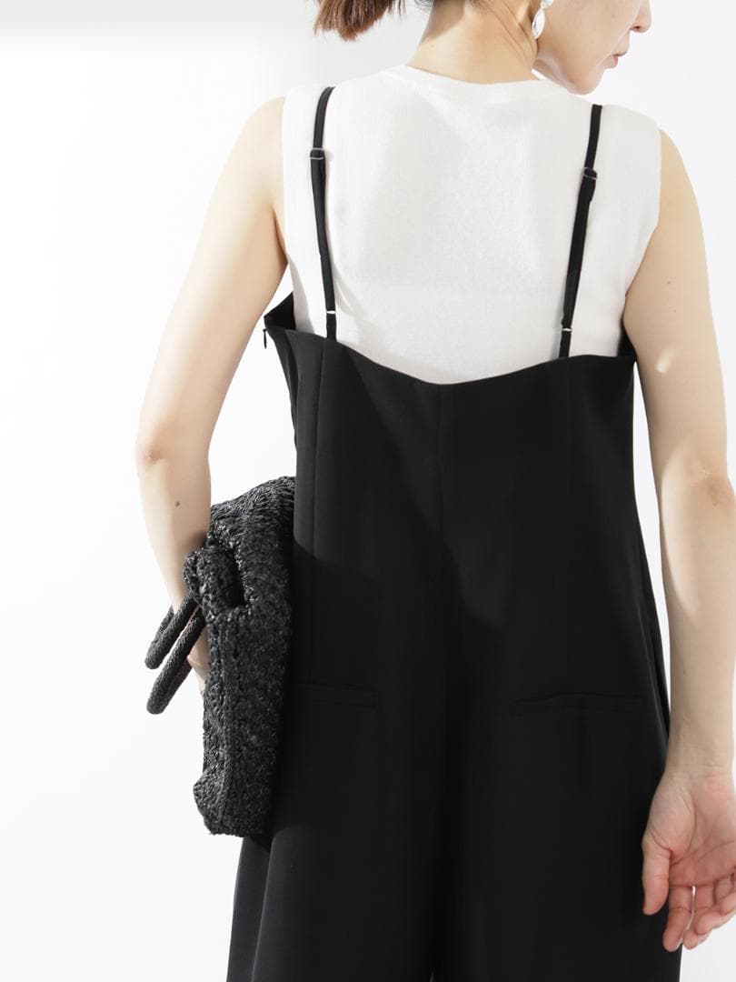 VERMEIL par iena 新品 ストレッチダブルクロス オールインワン