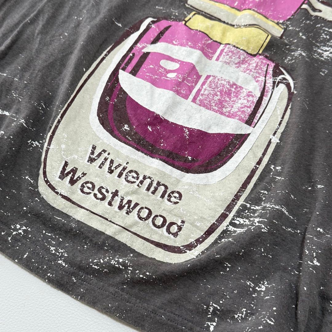 ヴィヴィアンウエストウッド 香水ボトル オーブ プリント ロンT M 日本製