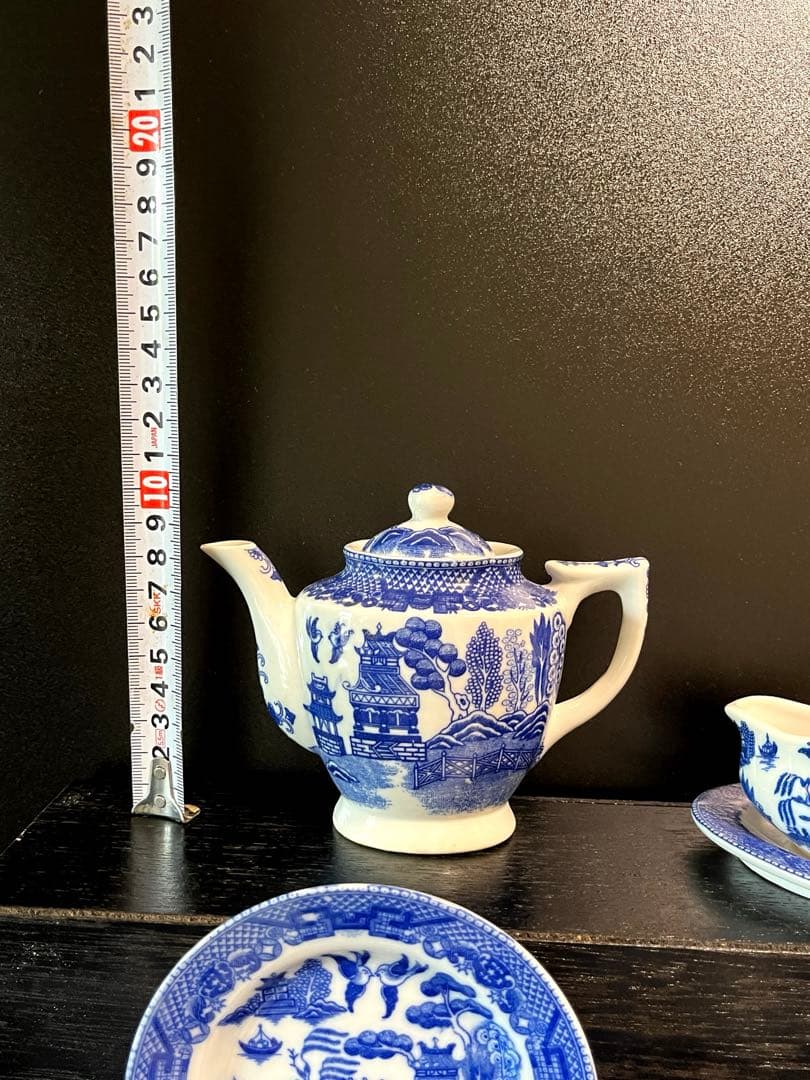 超希少　ブルーウィローパターンのミニセット（日本製）