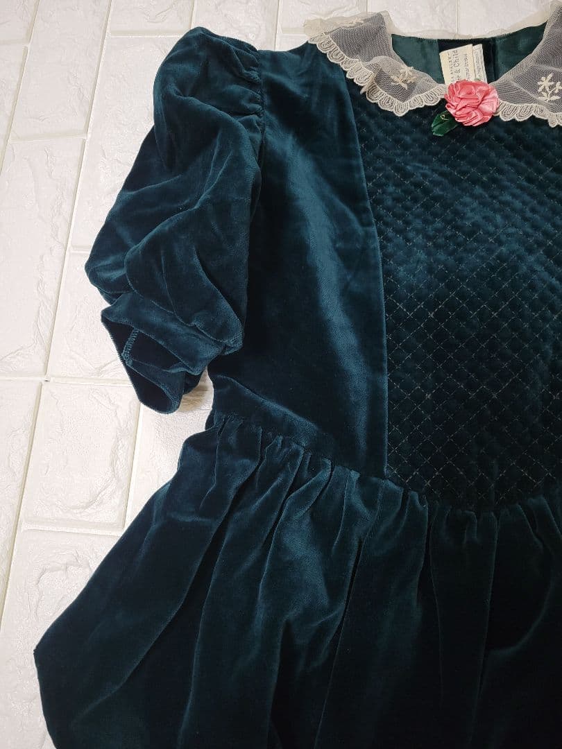 Laura Ashley Mother & Childベロアワンピース140cm