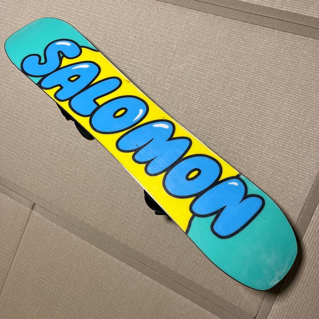サロモン　キッズ　スノーボード　burton ビンディング　セット　120