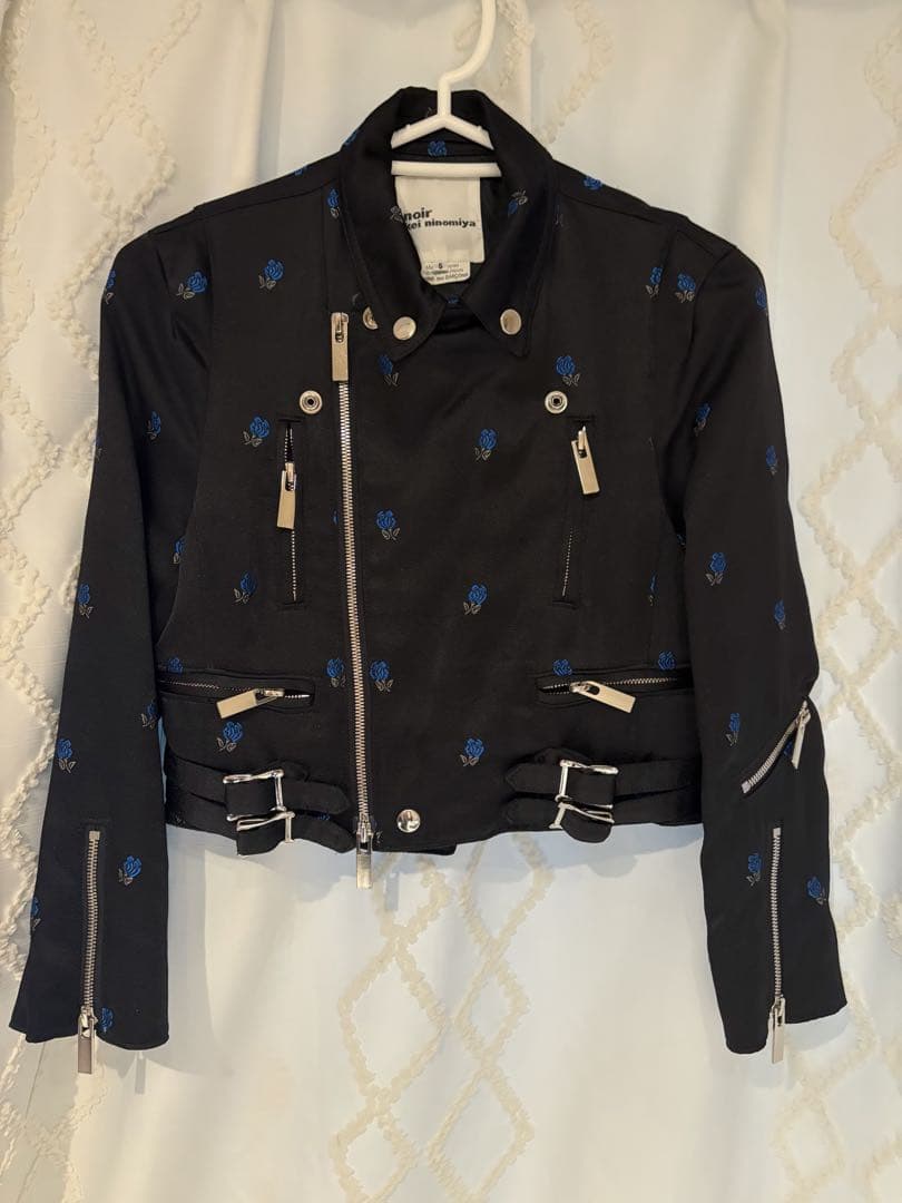 noir kei ninomiyaライダースジャケット