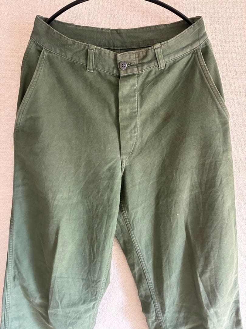 ゆ*は様 50 ６０'s コットンサテン ユーティリティーワイドパンツ