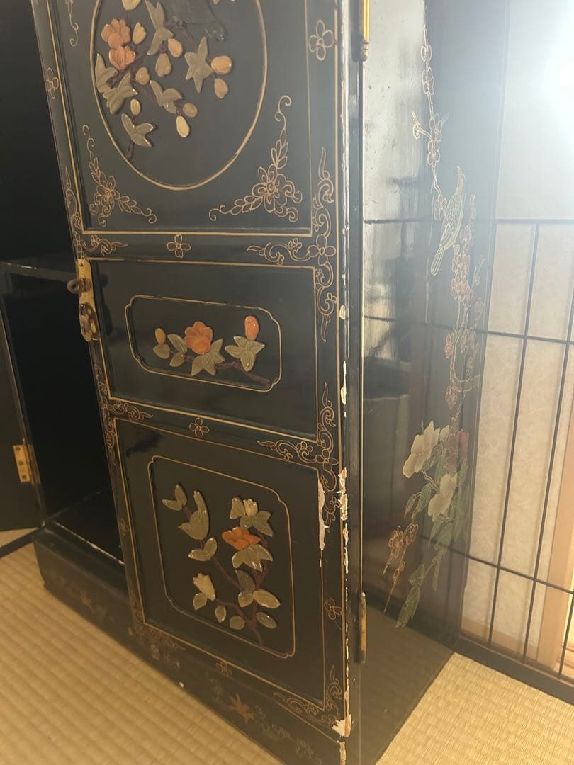 アンティーク/螺鈿箪笥/キャビネット/インテリア/中国家具/収納棚