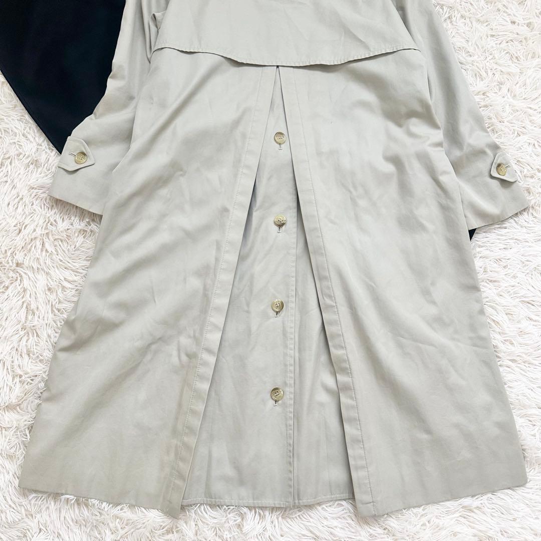 バーバリーロンドン ライナー付き ステンカラーコート ライトベージュ ロング M