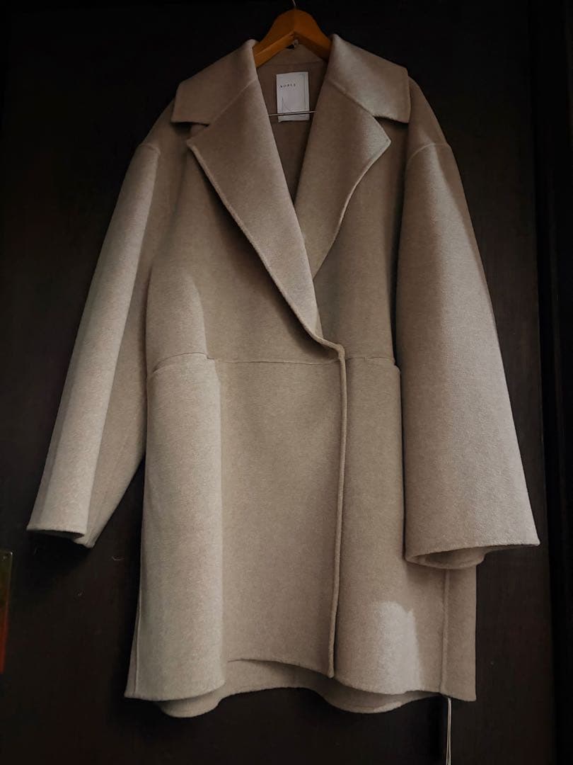 タグ付き未着用 NOBLE ノーブル Super 160s リバーミドルコート