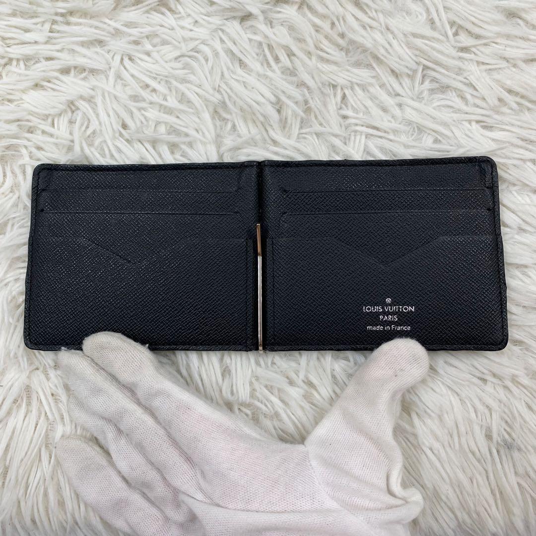 【✨近年モデル✨】 ルイヴィトン タイガ マネークリップ ブラック ICチップ