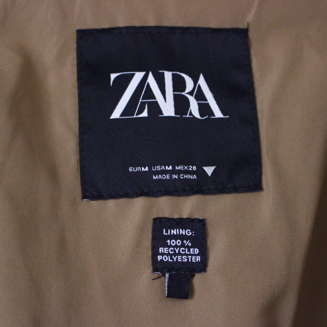 ZARA ロングファーコート テディベア Mサイズ ブラウン マキシ丈