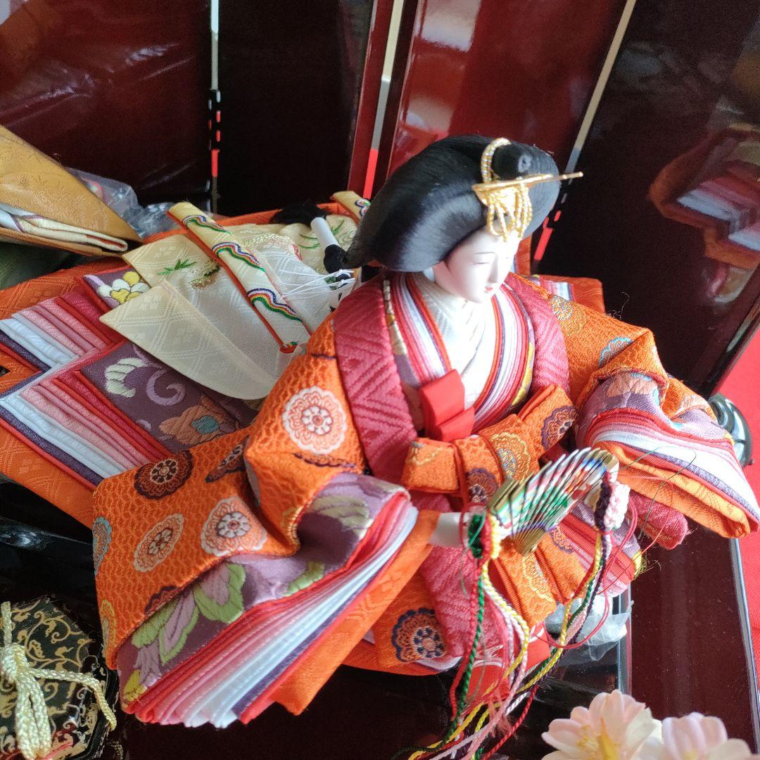 雛人形 親王飾り　 平飾り　　作家名(平安優香)