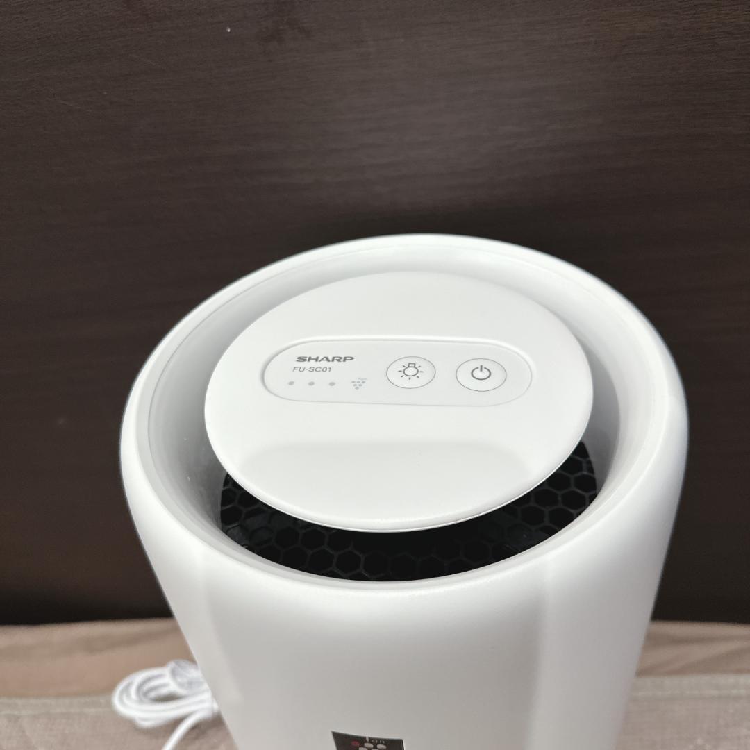 【美品】シャープ 空気清浄機 FU-SC01-W プラズマクラスター7000