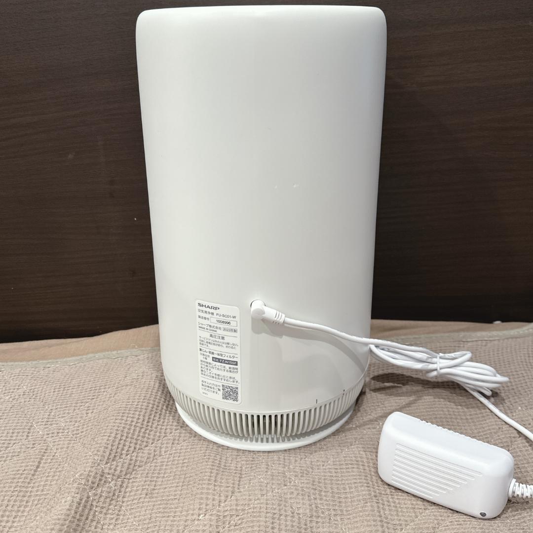 【美品】シャープ 空気清浄機 FU-SC01-W プラズマクラスター7000