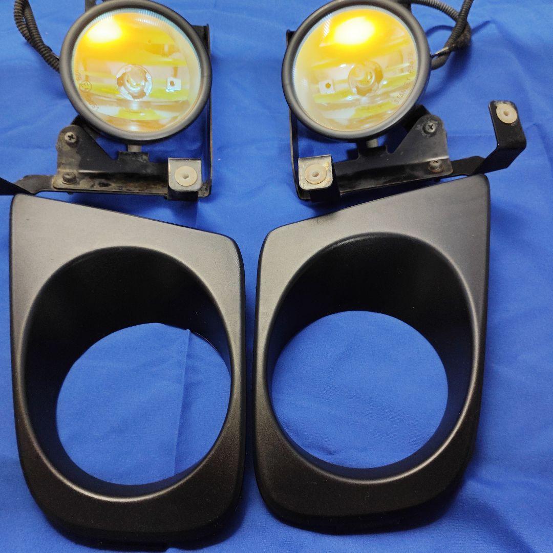 エリシオン型式 RR4 フォグランプ左右 カバー付 マルチコート イエロー