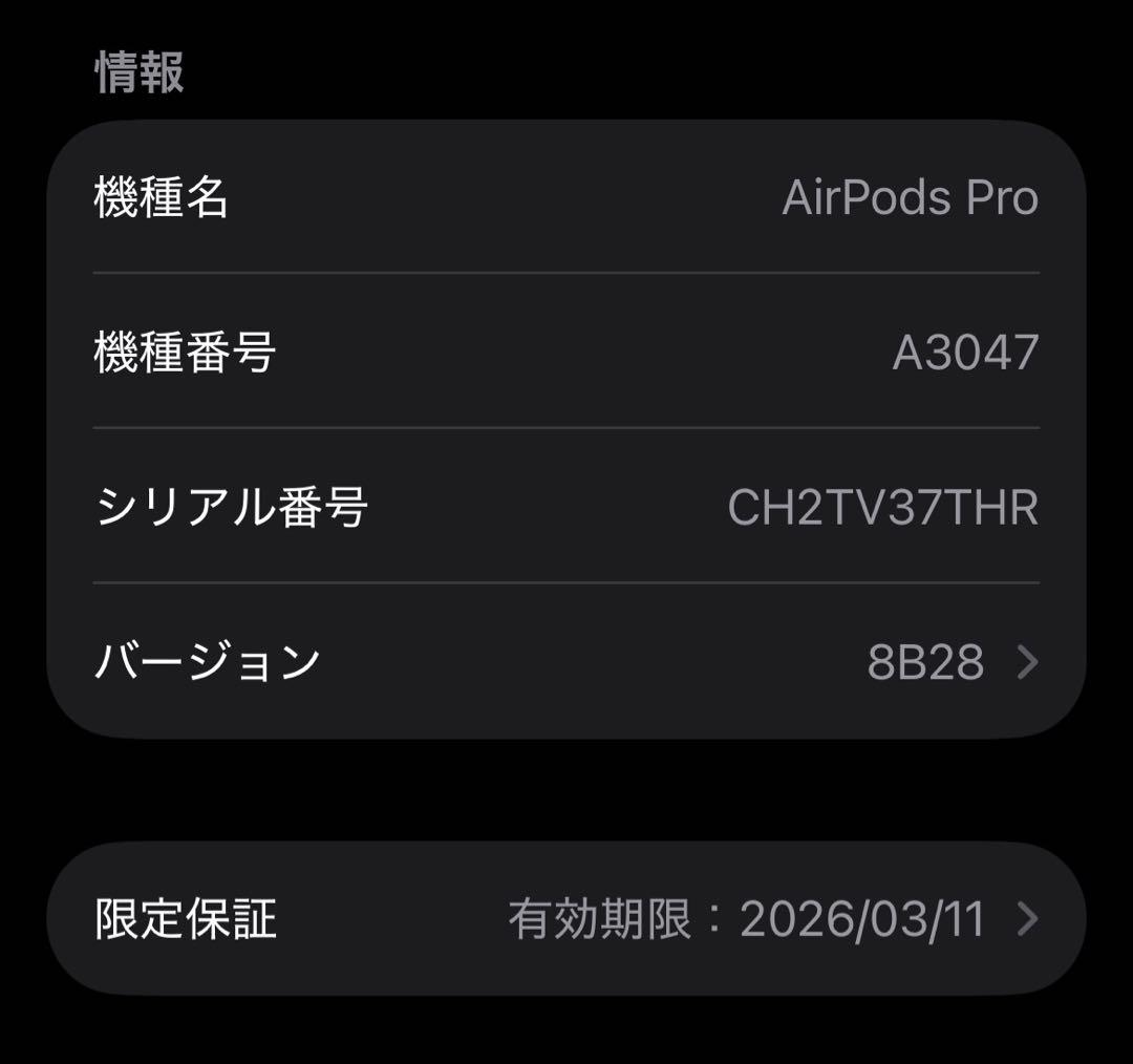 か*い様 【美品・ほぼ未使用】AirPods Pro 第2世代 USB-type