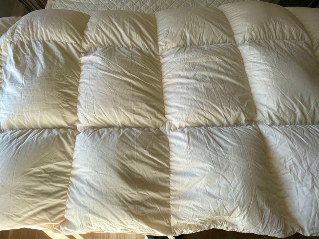 ホワイトダックダウン 掛け布団 190x210cm 日本製