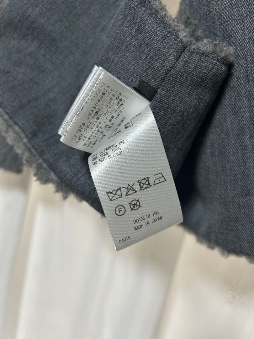 サクラ　SACRA ボア ショートベスト グレー　sacra ※8日まで値下げ