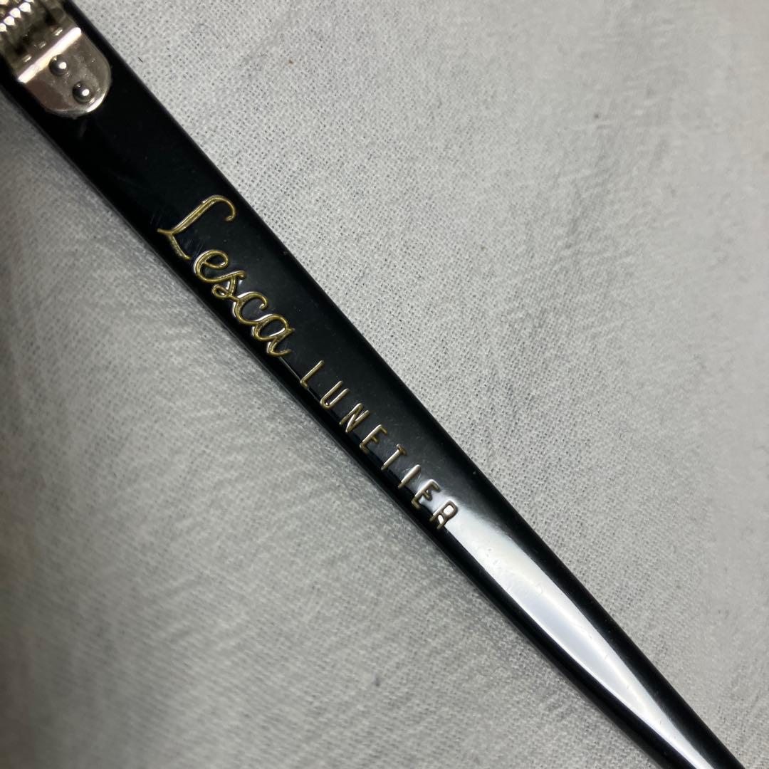 美品！レスカ ルネティエ/ピカ ブラック度なしグレー調光レンズ【ノーズカスタム】