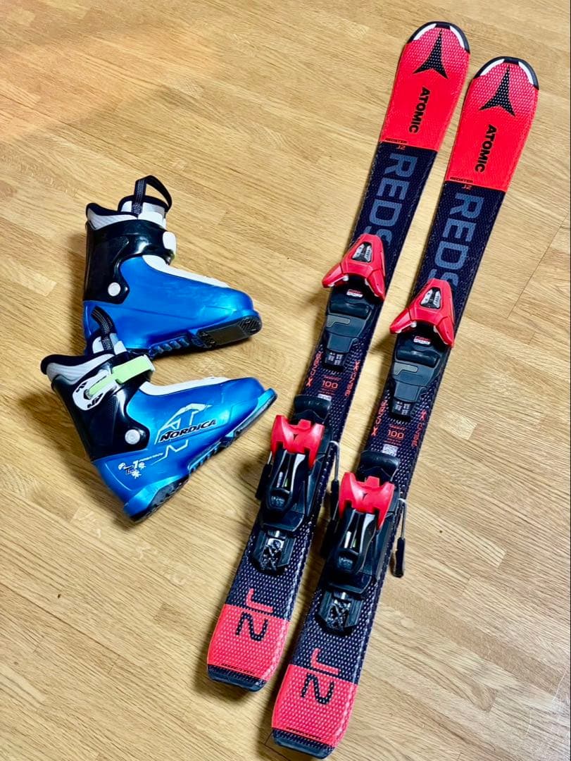 Atomic Redster J2 スキー100cmとブーツセット