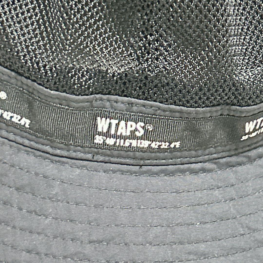 【美品】WTAPS ダブルタップス バケットハット(2)メッシュ　ブラック