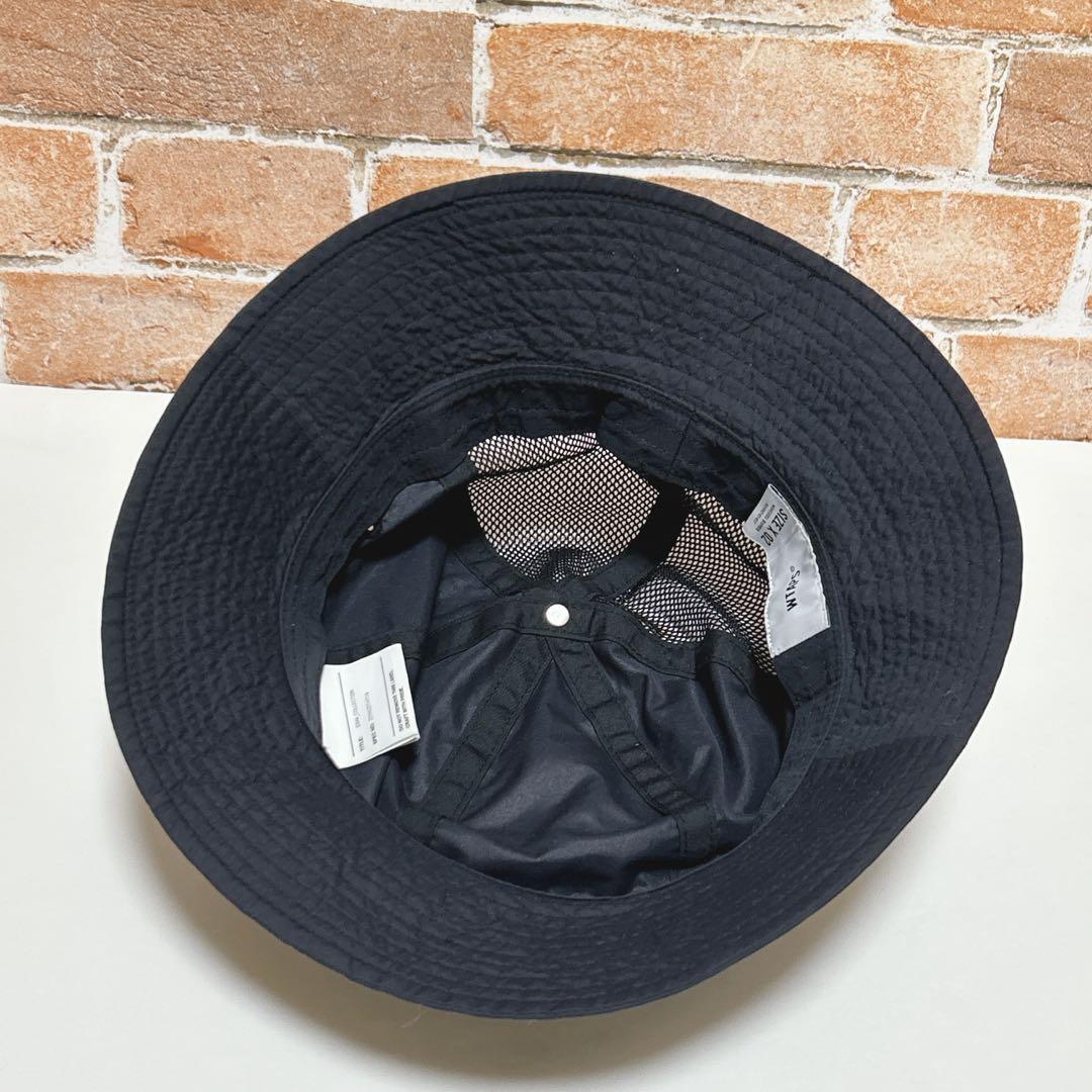 【美品】WTAPS ダブルタップス バケットハット(2)メッシュ　ブラック