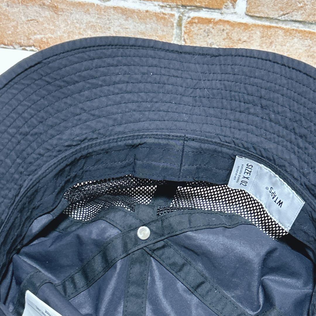【美品】WTAPS ダブルタップス バケットハット(2)メッシュ　ブラック