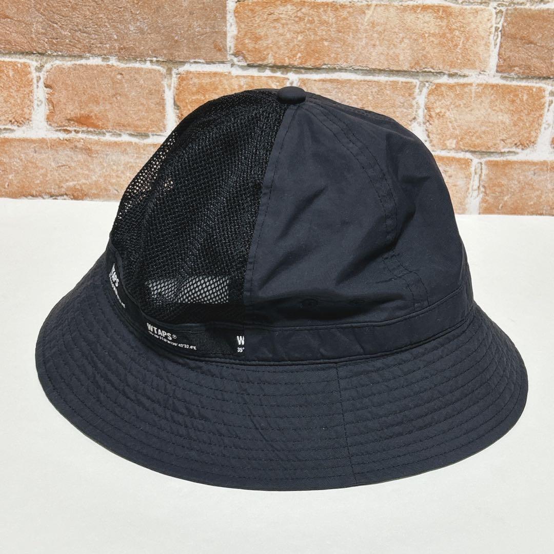 【美品】WTAPS ダブルタップス バケットハット(2)メッシュ　ブラック