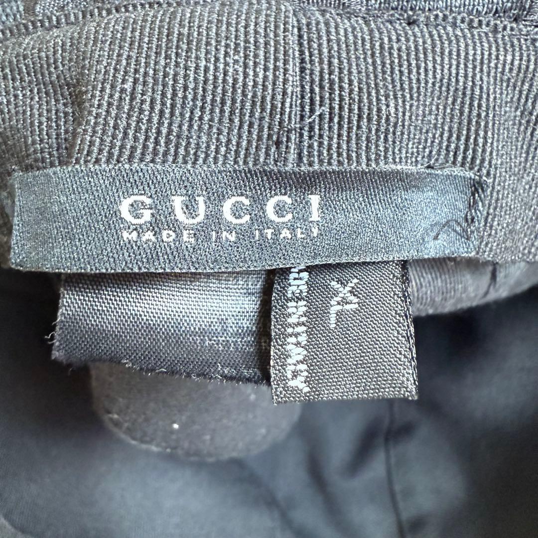 GUCCI グッチ バケットハット GGキャンバス XLサイズ ブラック