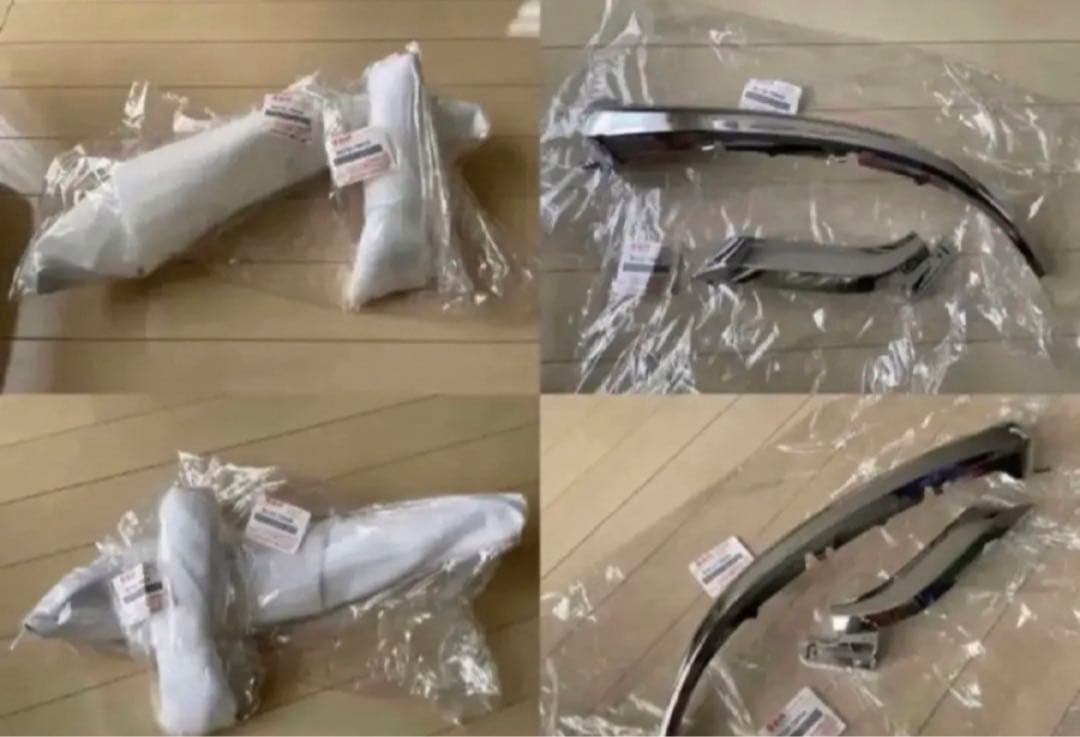 358 スペーシア MK53S後期用ヘッドライトモール左右セット