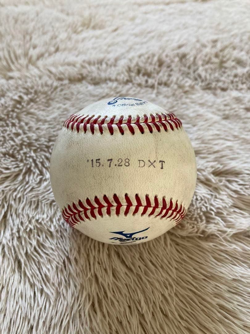 【日本記録】谷繁元信 3018試合出場 7／28 実使用球＆直筆サインボール！