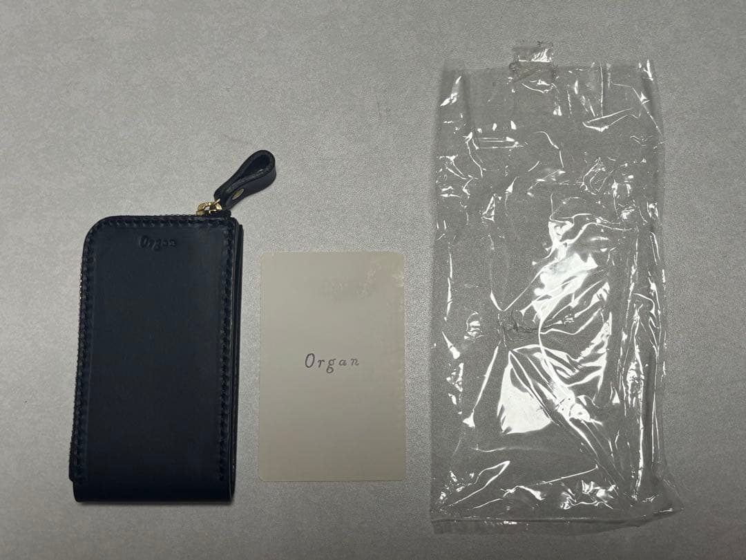 【新品】HERZ ヘルツ Organ 縦型ファスナーキーケース GS-31-BK