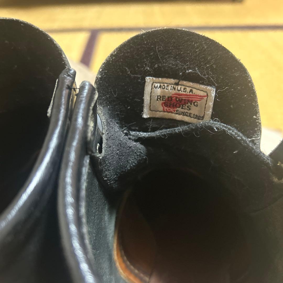 レッドウィングブーツ　アメカジ　メンズ　ブラック