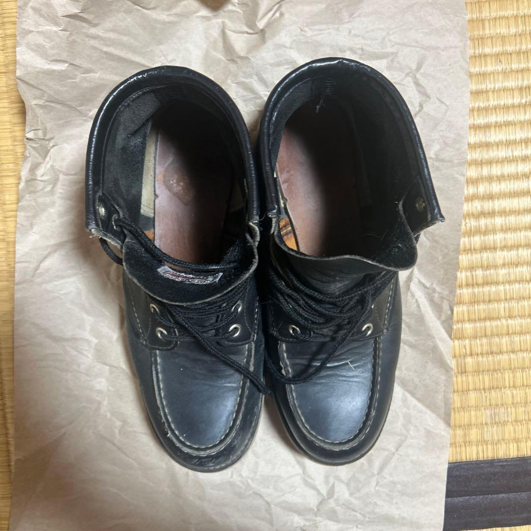 レッドウィングブーツ　アメカジ　メンズ　ブラック