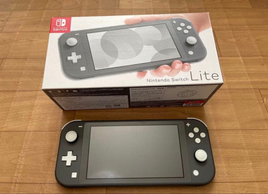 あり Nintendo Switch Lite グレー 本体 ACアダプ