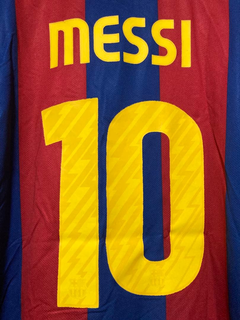 【正規品】メッシ　バルセロナ　10/11ホームレプリカ