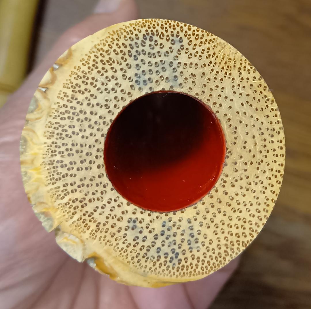 【琴古流 尺八】竹揚 三印 中継ぎ 長さ約68㎝